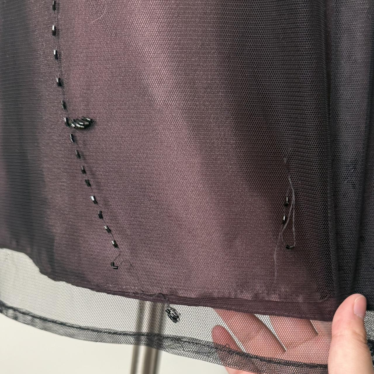 Betsy & Adam halter beaded prom dress (6)