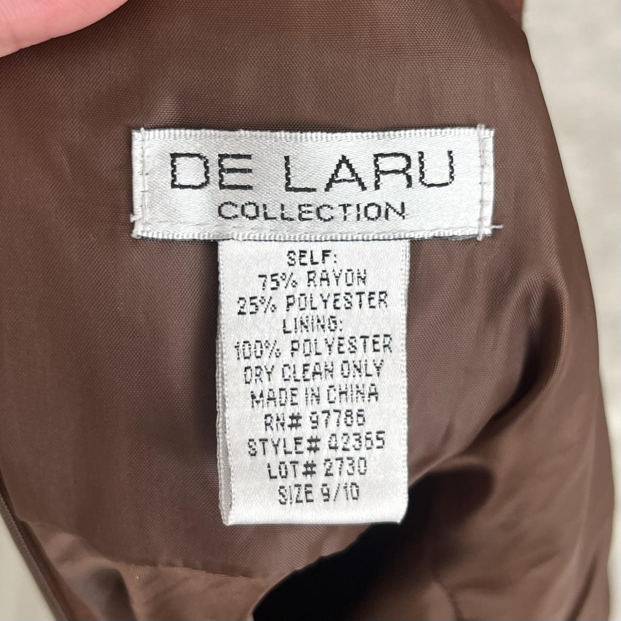 De Laru Collection brown milkmaid dress (9/10)