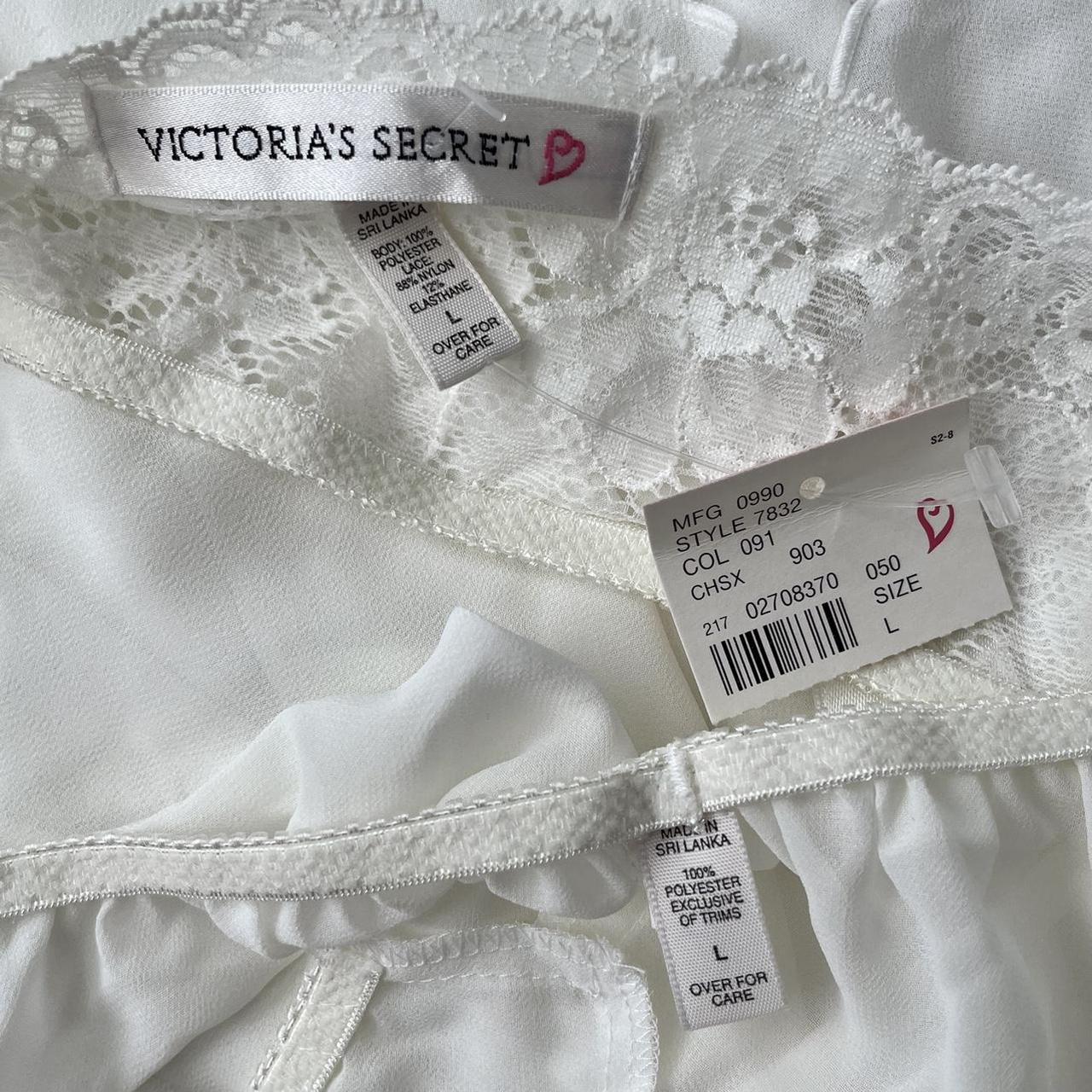 Victoria’s Secret chiffon slip & panty set (L)