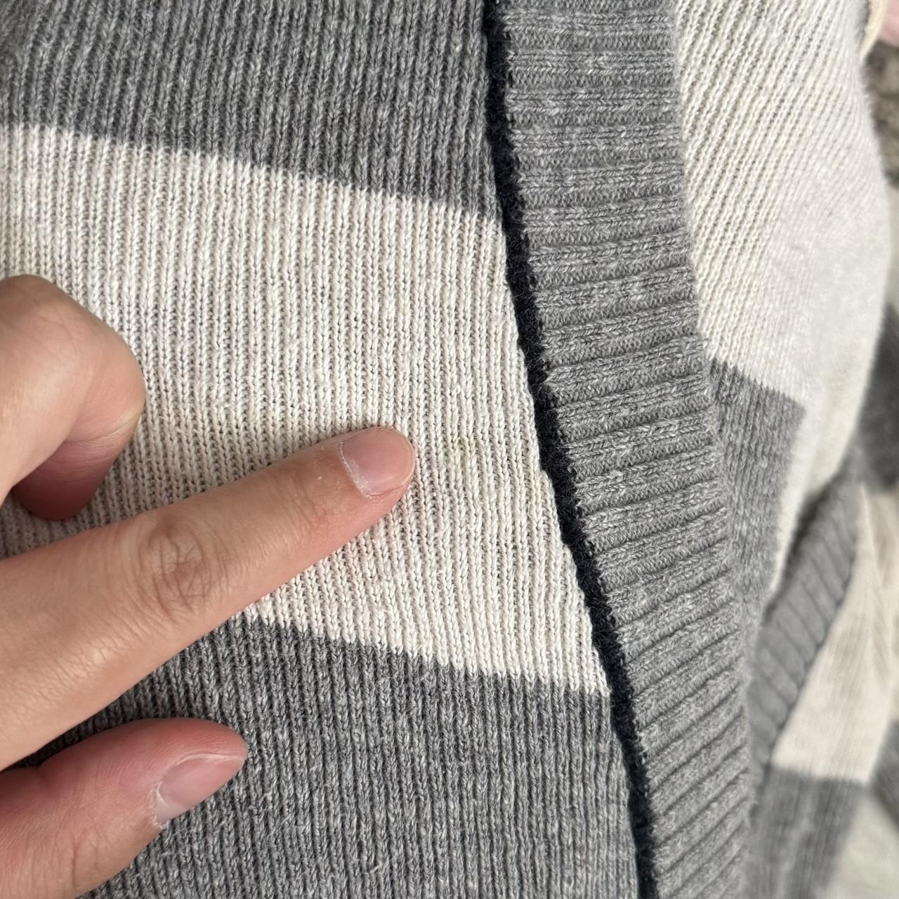 Hollister button up striped sweater (S)