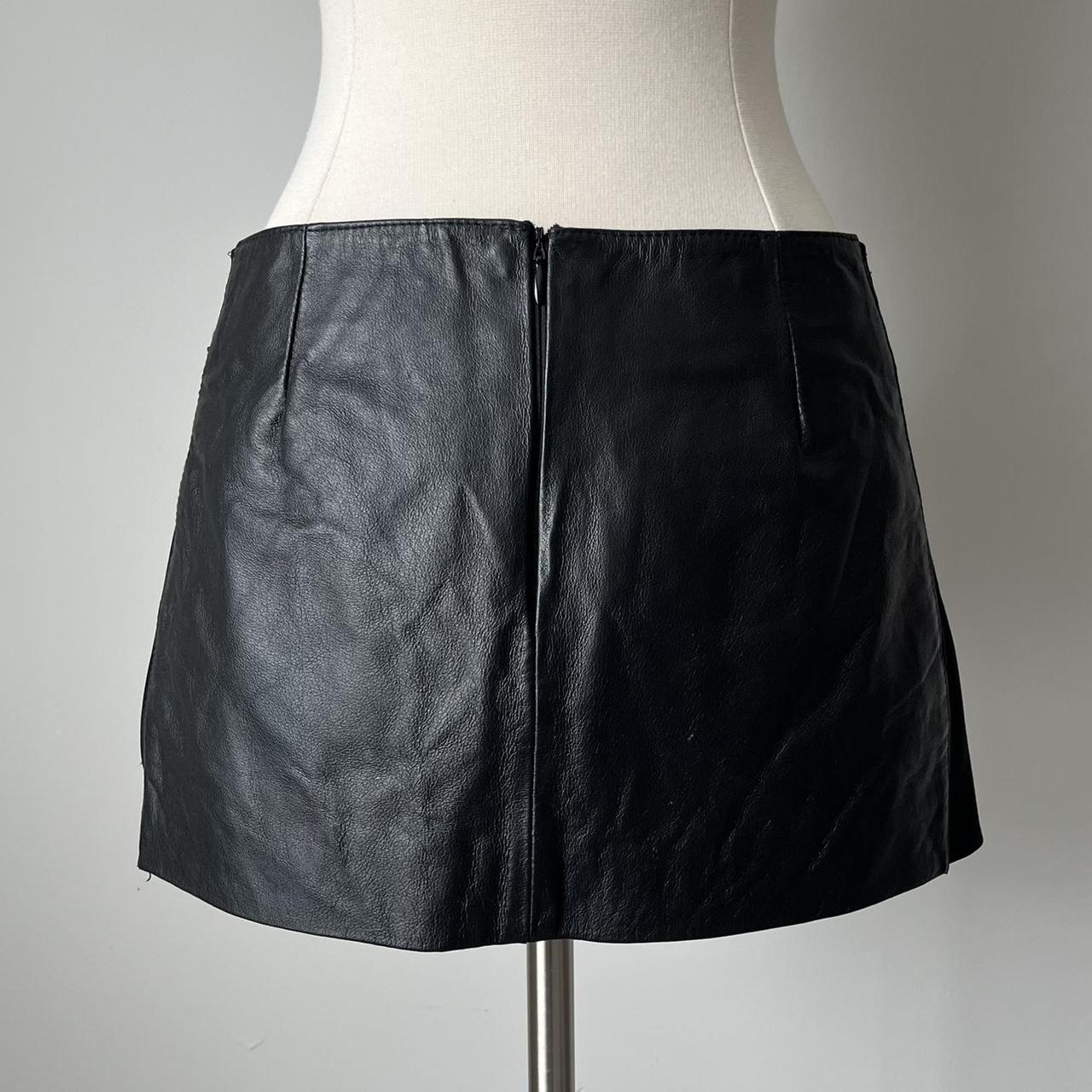 Arrow Playboy vintage leather skirt (4)