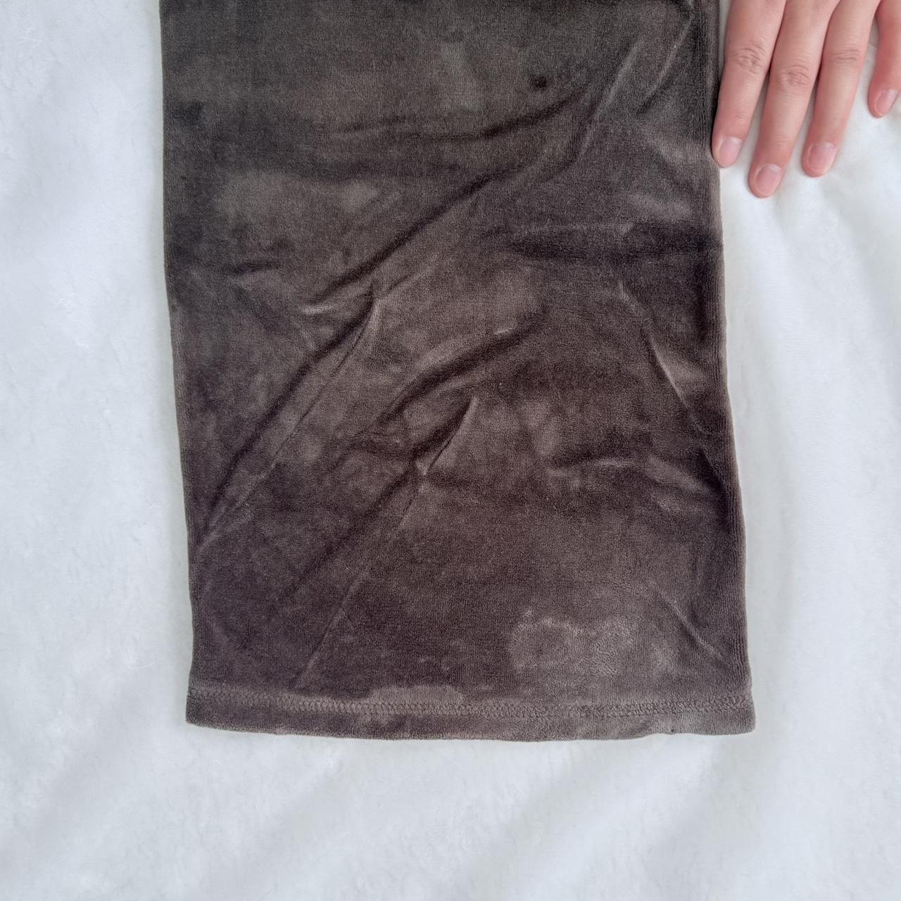 Disneyland brown velvet sweatpants (L)