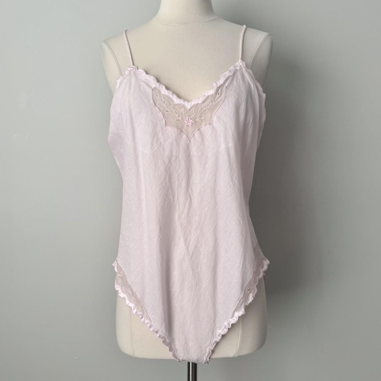 Victoria’s Secret vintage cotton bodysuit (L)