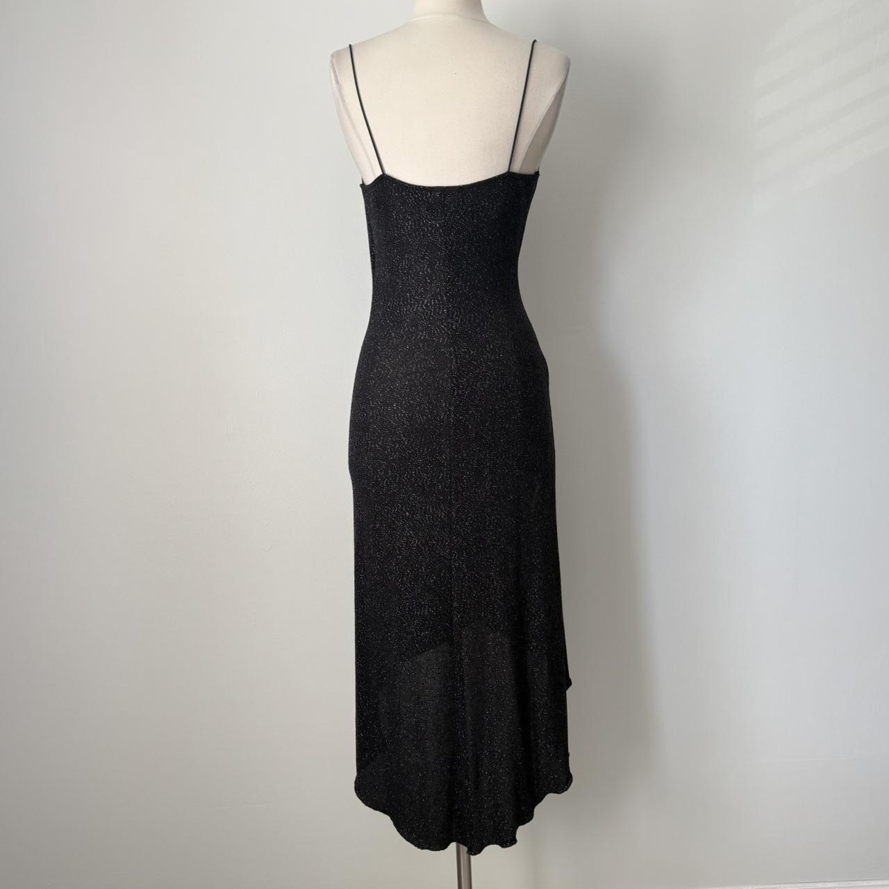 City Triangles sparkly cowl neck dress (M)