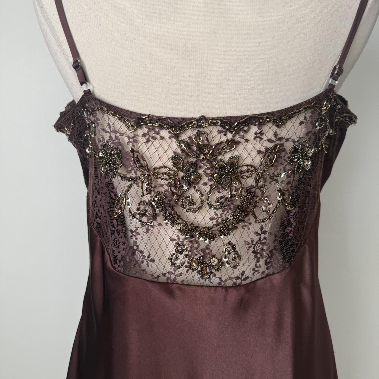 Xscape whismigoth satin beaded dress (14)