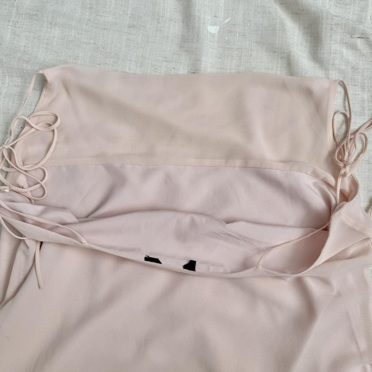 Coquette cowl neck chiffon dress (fits L)