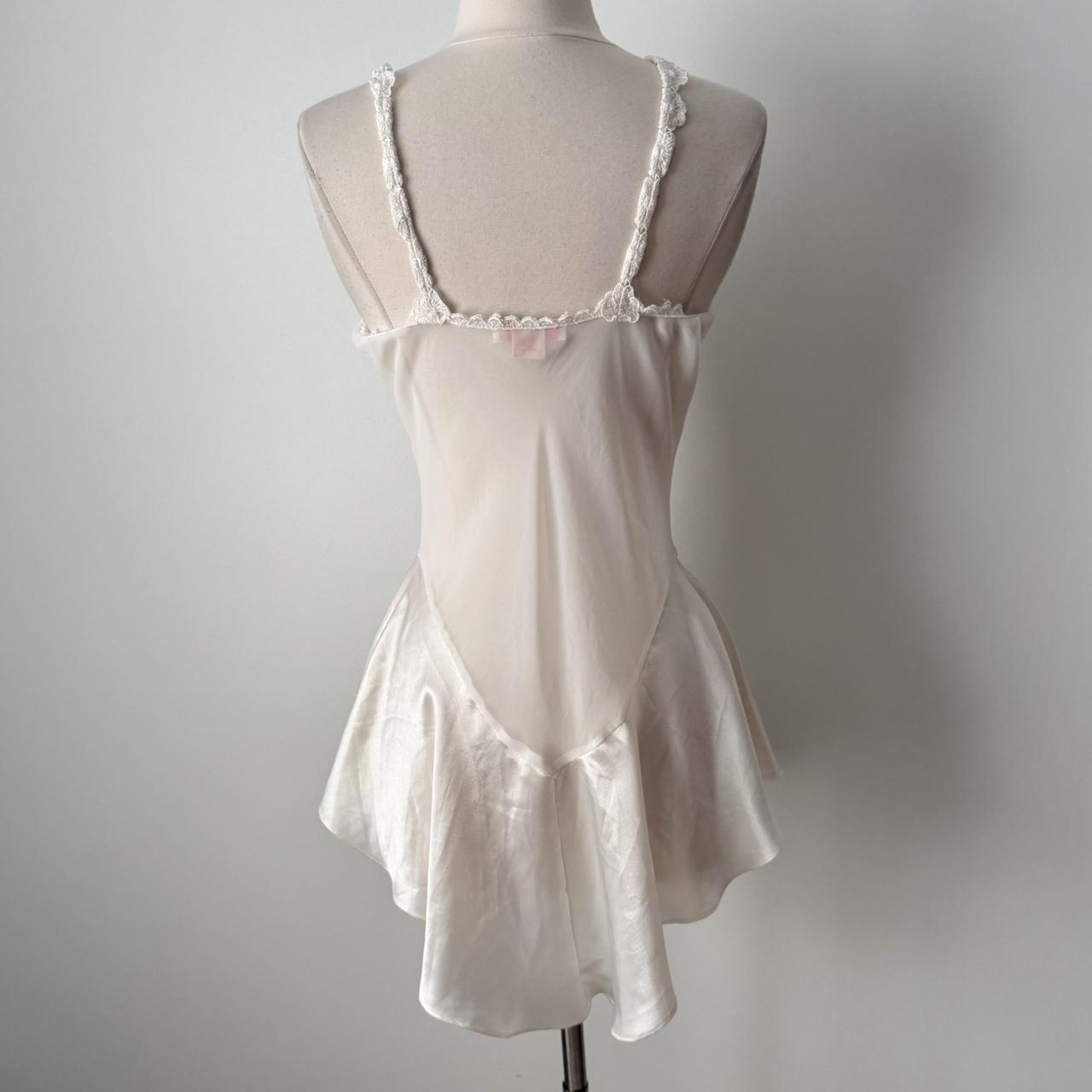 Flora Nikrooz satin chiffon slip dress (M)