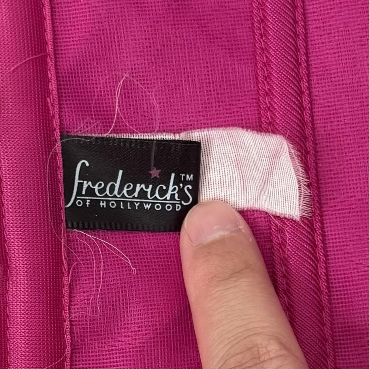 Frederick’s of Hollywood magenta corset (fits XS-S)