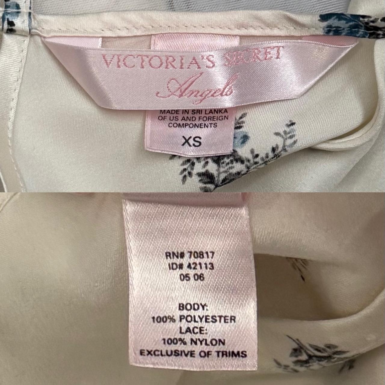 Victoria’s Secret floral satin slip dress (XS)