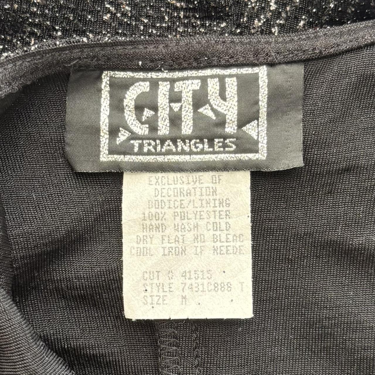 City Triangles sparkly cowl neck dress (M)