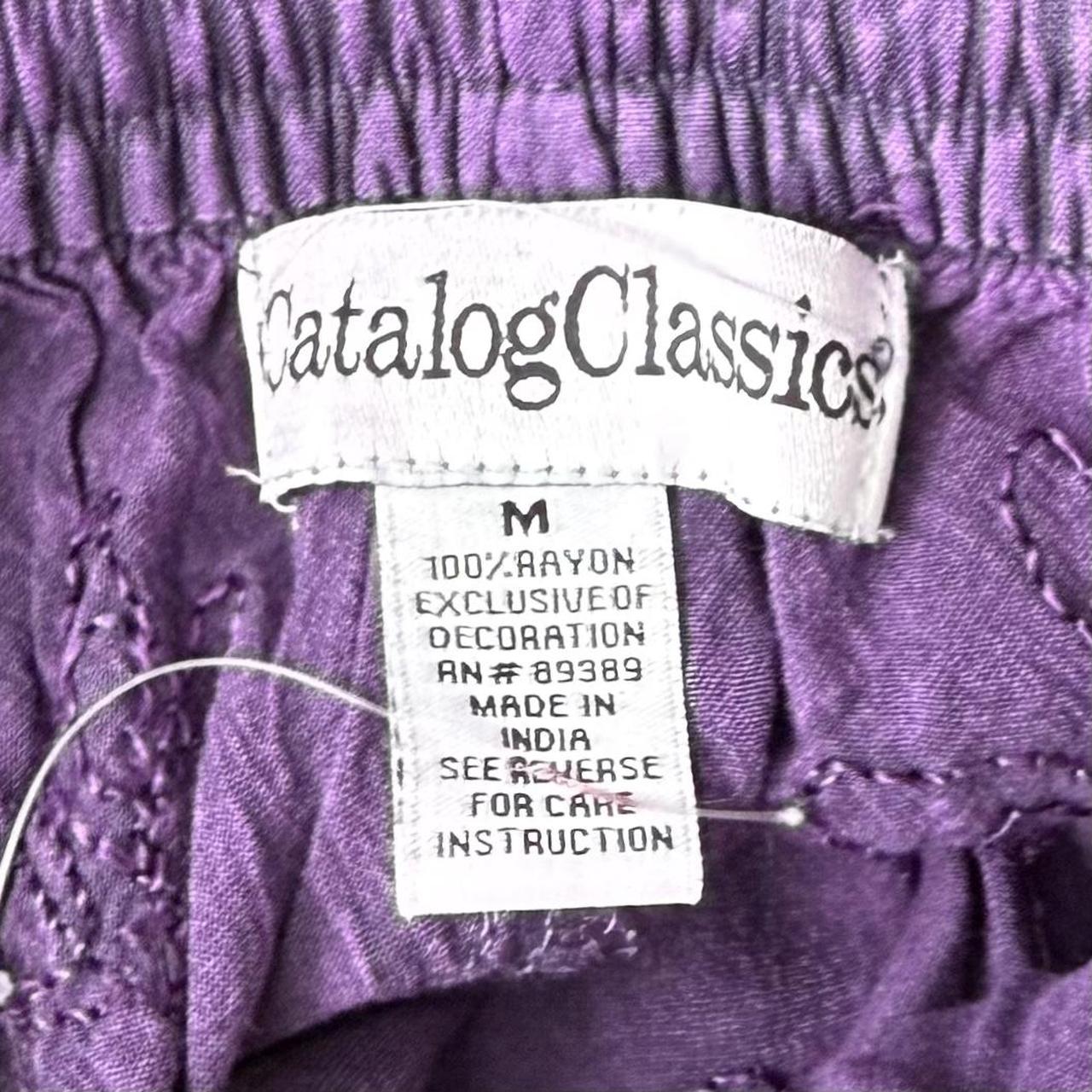 Catalog Classics whimsigoth purple skirt (M)