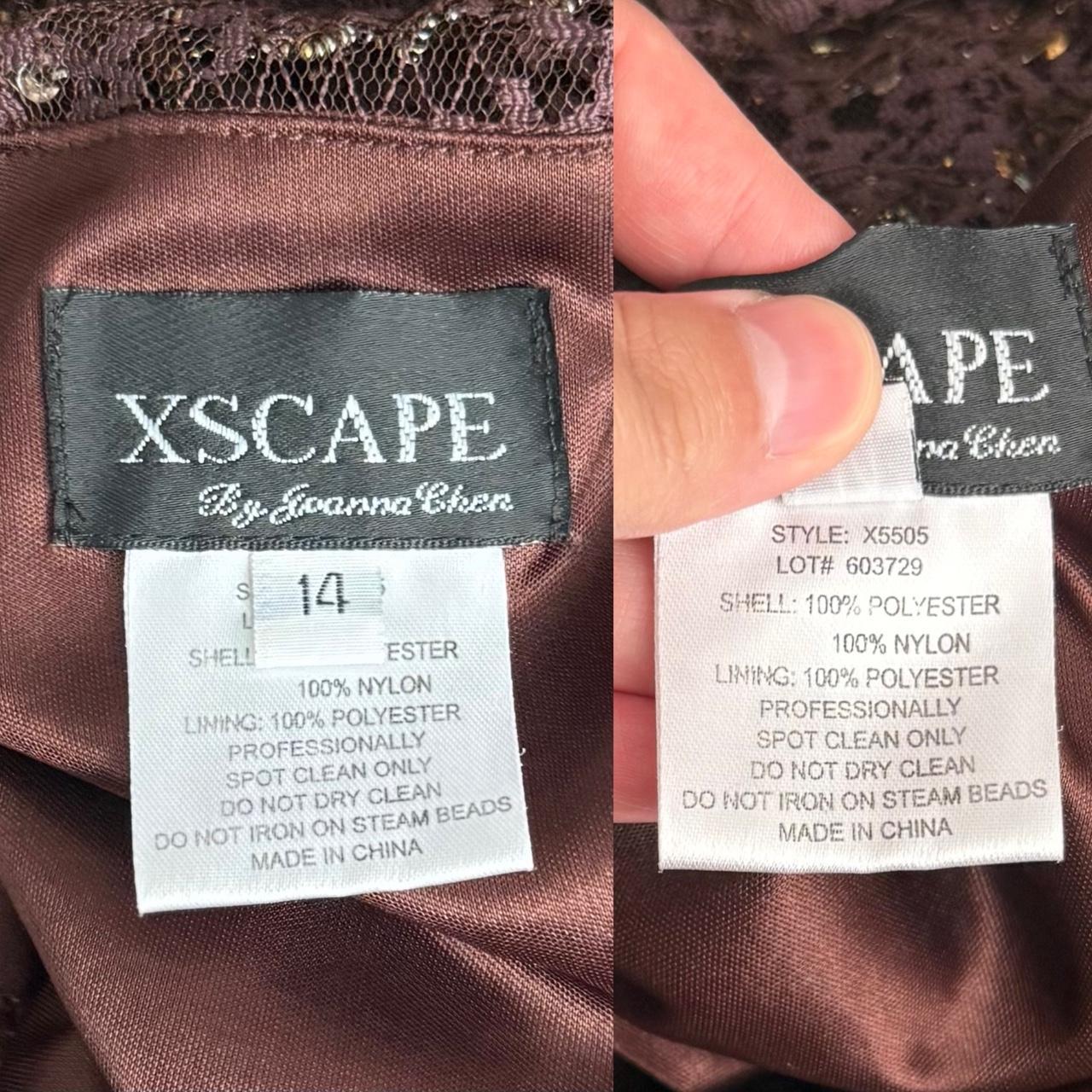 Xscape whismigoth satin beaded dress (14)