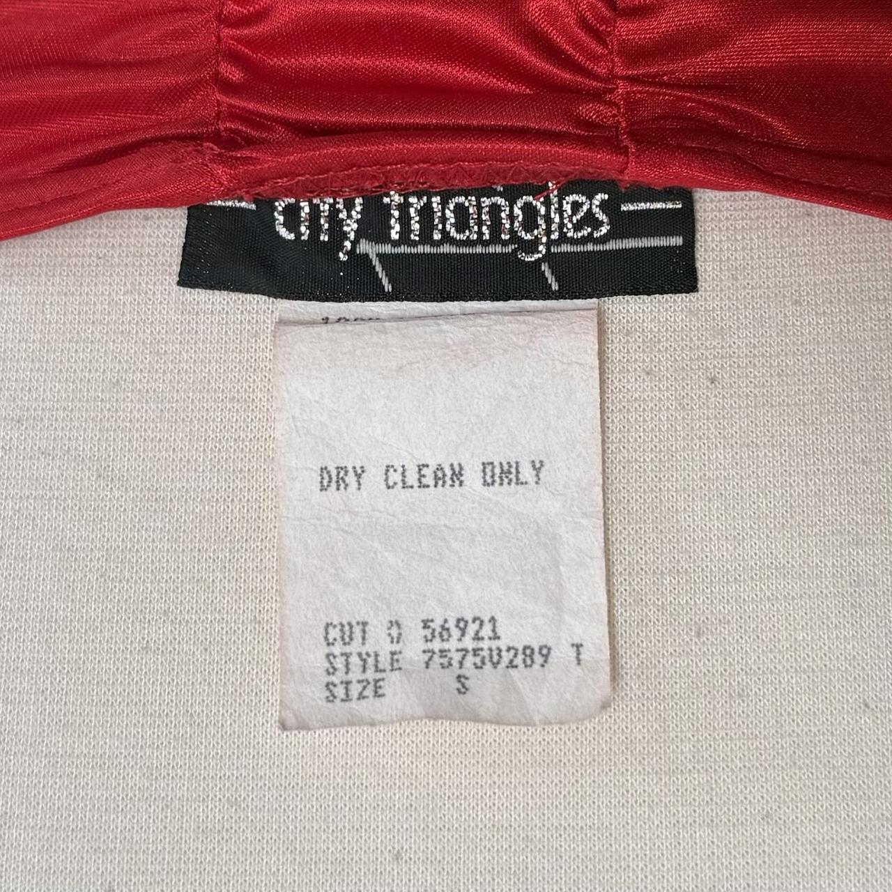 City Triangles satin ruched mini dress (S)