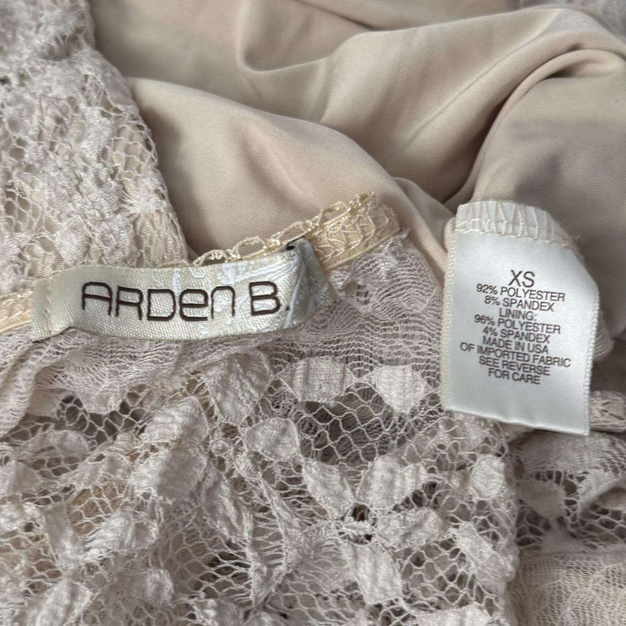 Arden B lace bodycon dress (XS)